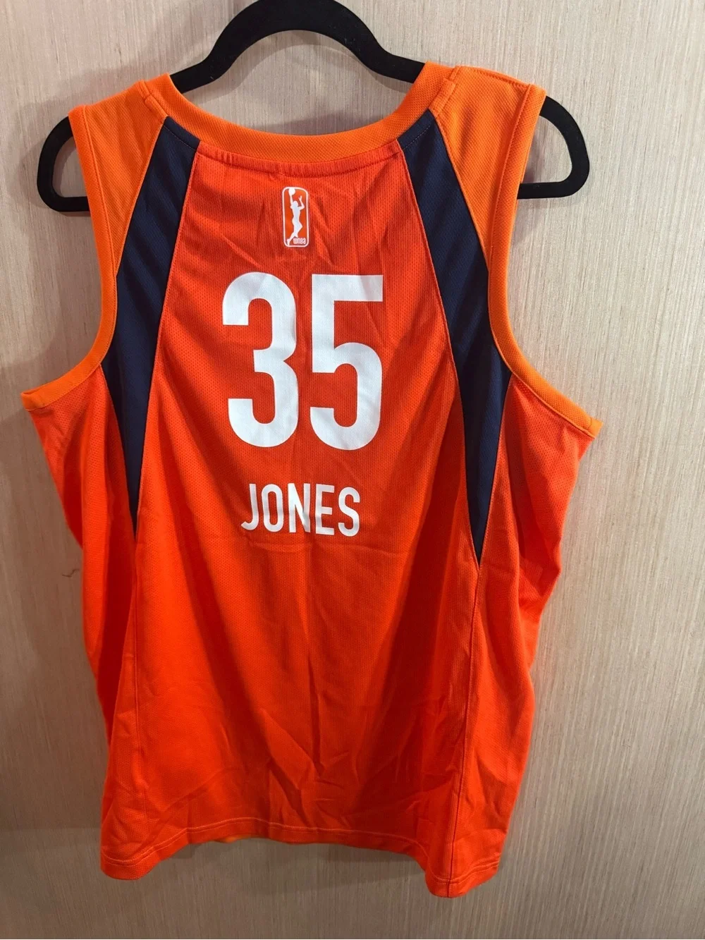 Women's Nike WNBA Connecticut Sun #35 Jones Orange 2019 Swingman Jersey Medium